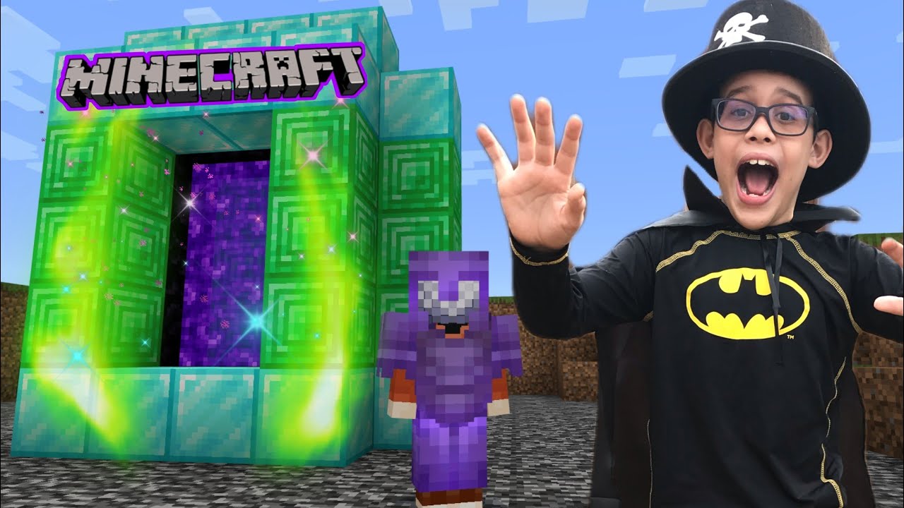 ENTRAMOS NUM PORTAL MISTERIOSO NO MUNDO MINECRAFT