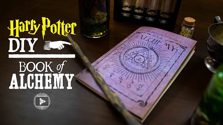 Alchemy Book - Fully Readable - Harry Potter Inspired DIY