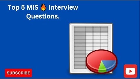 Top 5 MIS 🔥 Interview Questions. #Excel #VBA and #SQL