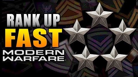 Fastest Way To Rank Up In Call of Duty Modern Warfare