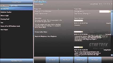 Star Trek Online: Foundry Tutorial Pt. 1 - Introduction