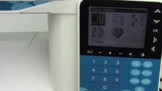 Husqvarna Viking Opal 650 26 My Stitches - YouTube