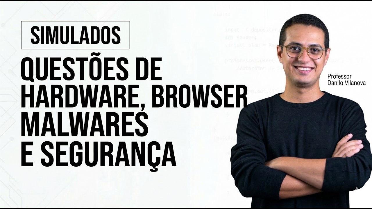 SIMULADOS - 4 assuntos - Informática para Concursos - Prof. Danilo Vilanova