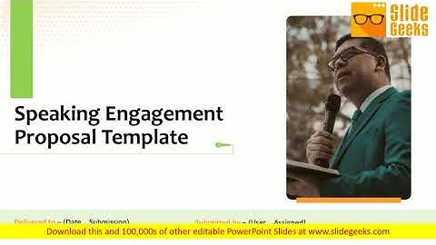 Speaking Engagement Proposal Template Ppt Powerpoint Presentation Complete Deck With Slides