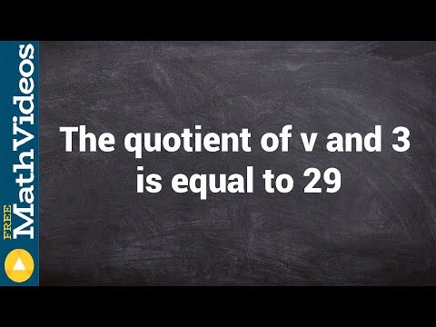 Video: Hva er den verbale beskrivelsen i matematikk?