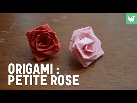 Vidéo: Petite Rose En Papier