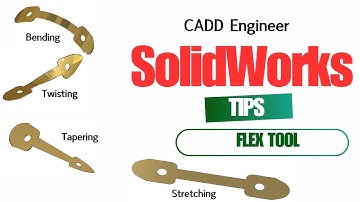Flex Tool in SolidWorks | Volledige tutorial over buigen, draaien, strekken en taps toelopen