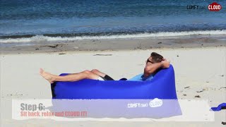 Comfyzak CLOUD Inflatable Air Couch - how to video