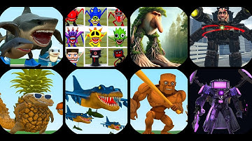 Nextbots In Playground Mod New Update 7.2.0 Tung Tung Tung Sahur vs Br Br Patapim, Tralalero Tralala