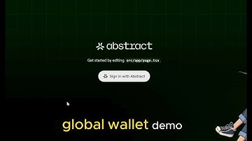 How to sign up for Abstract Global Wallet (Demo) Step by Step