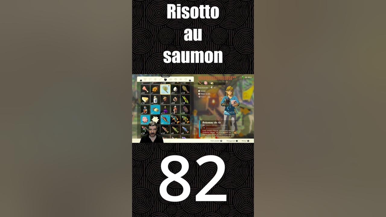 82 Risotto au saumon Astuce/TUTO Zelda Tears of the kingdom YouTube