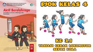 Pembelajaran PJOK Kelas 4 - Variasi Gerak Lokomotor dalam Permainan Sepak Bola