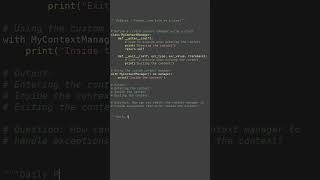 custom context manager #python #showcase