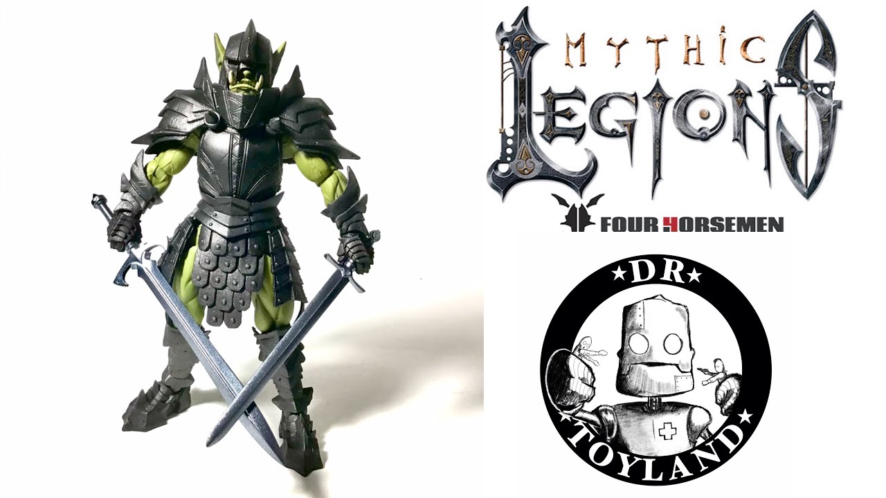 Orc Legion Builder Mythic Legions Four Horsemen  - Review Dr Toyland