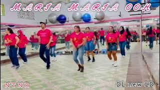 MARIA MARIA OOH / line dance / choreo Hary Samana ( INA)