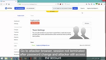 Failure to Invalid Session after Password Change