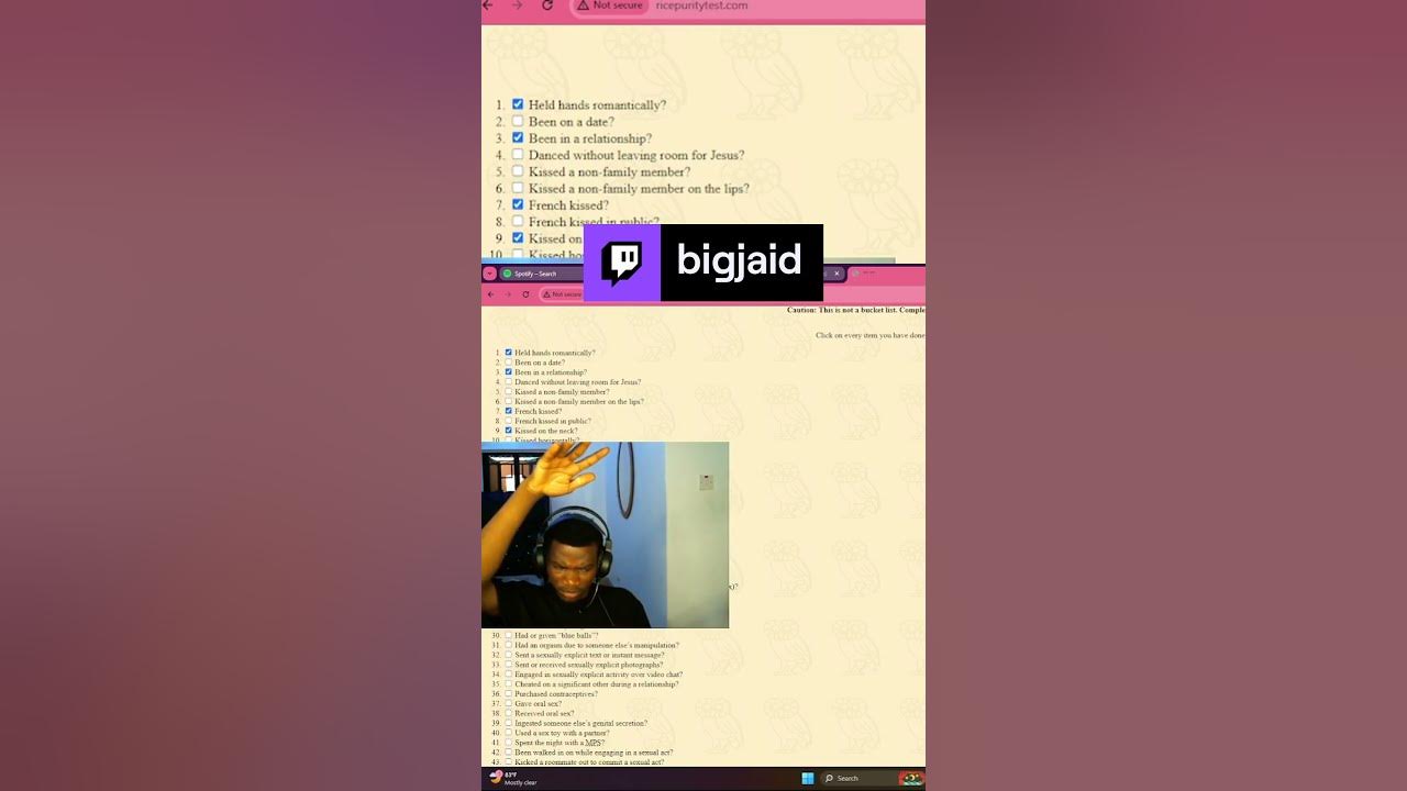 Kissing Horizontally Bigjaid On Twitch tiktokviral amp kissing-horizontally-bigjaid-on-twitch-tiktokviral-amp