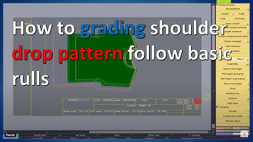 Drop Shoulder Pattern  Grading II Lactra Modarish pattern Grading