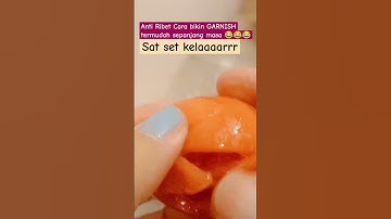 Thumbnail of GARNISH ‼️ CARA TERMUDAH BIKIN GARNISH DARI TOMAT #streetfood #food #kuliner #music #garnish
