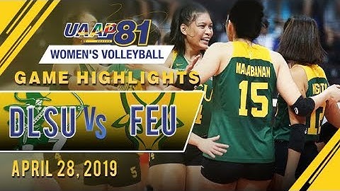 UAAP 81 WV: FEU outlasts DLSU in five set thriller to end elims | April 28, 2019