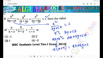 If x²/(by+cz)=y²/(cz+ax)=z²/(ax+by) =1 then the value of