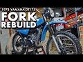 Rebuilding 1978 Yamaha DT175 Forks