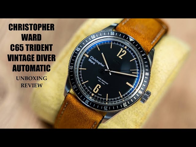 Christopher Ward C65 Trident Vintage Diver Mechanical Watch