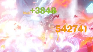 Hu Tao 542K Dmg Nuke Full Buff