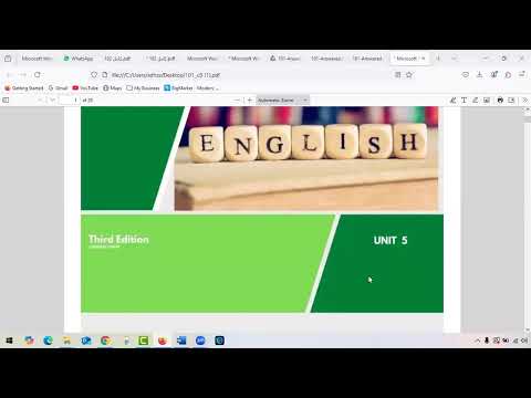 فقرات و معاني و صوتيات الوحدة الخامسة مهارات لغوية انجليزي 101 جامعة البلقاء التطبيقية