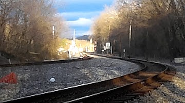 MARC Train Enters Point of Rocks Tunnel