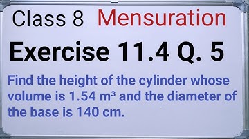 class 8 ex. 11.4 q5 | mensuration | ncert cbse maths