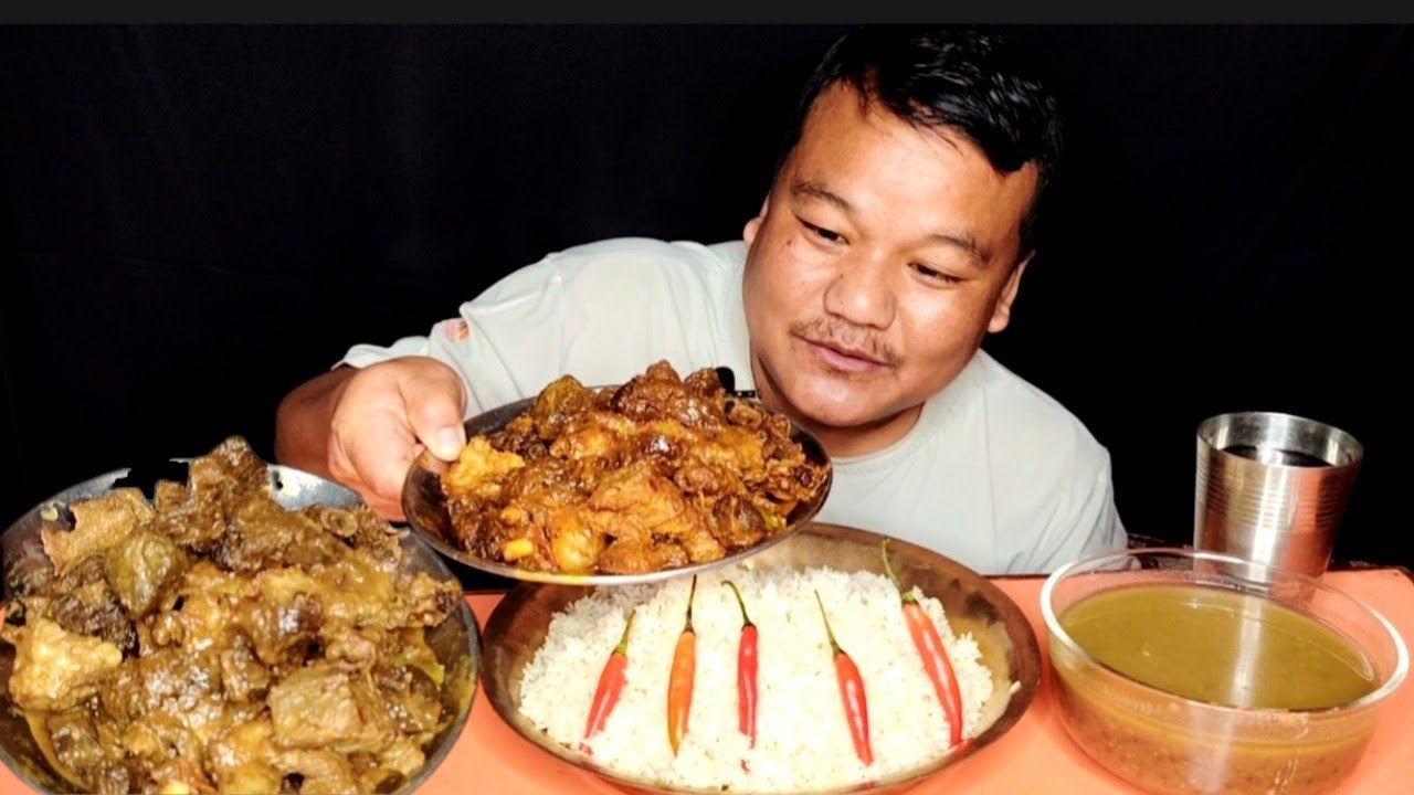 नेपाली खाना#mukbang 