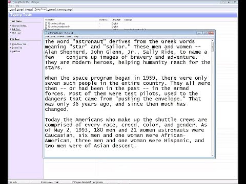 Come aggiungere personalizzato Typing Test In Typing Master Full Youtube Tutorial