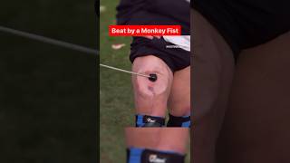 Beating the Nerve in my Leg with a Monkey Fist… #funny #shorts #comedy