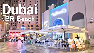 Dubai [4K] Amazing Night JBR Walking Tour 🇦🇪 