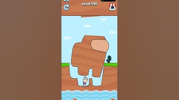 Slice Among Us Funny Game Level #596 #shorts #shortsfeed #slicetosave #gaming #gameplay #viral