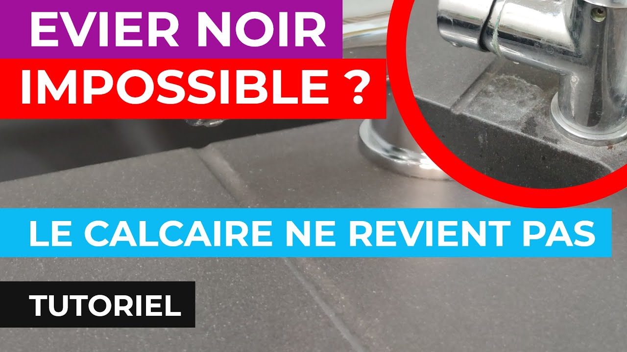 Cette astuce naturelle pour éviter le calcaire dans mon évier noir : Femme  Actuelle Le MAG