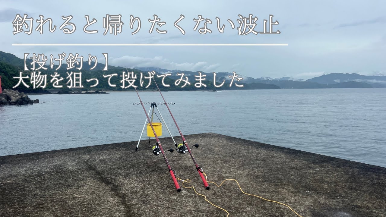 釣れると帰りたくない波止で大物狙いをしてみた