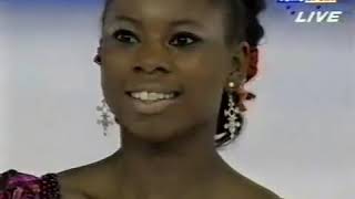 Surya Bonaly 95 World Championship free skate BBC television ( 3rd straight silver medal robbed)