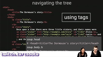 WEB SCRAPING TUTORIAL! ft. BeautifulSoup - CS50 on Twitch, EP. 40