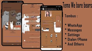 Tema Vivo We bare bears full versi screenshot 5