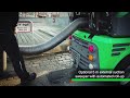 Egholm cr 3070 suction sweeper demonstration