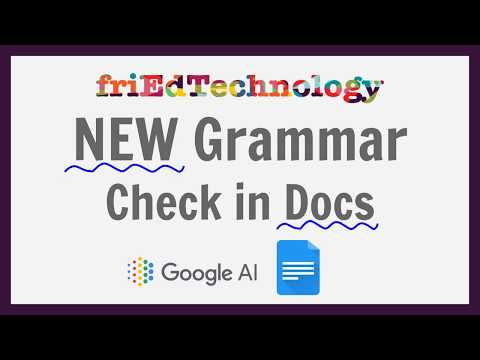 Grammar Check in Google Docs