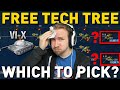 FREE TECH TREE! Which to pick? WoT 2.0