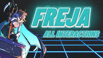FREJA - All Hero & Map Interactions + Kill Quotes (Overwatch 2)