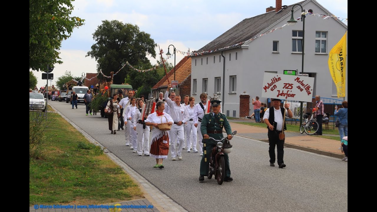 Festumzug zur 725-Jahrfeier von Metzelthin 2018