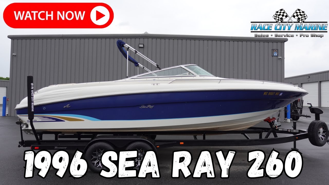 1996 SeaRay 260: Walkaround and Review - YouTube