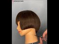 Graduation bob haircut tutorial