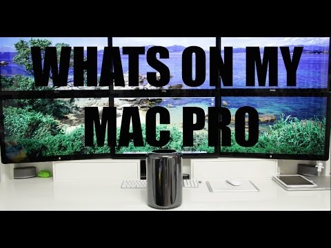 Whats On My Mac Pro (Late 2013) - YouTube