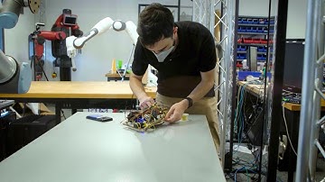 A robot made of sticks